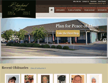 Tablet Screenshot of blanchardstdenisfuneralhome.com